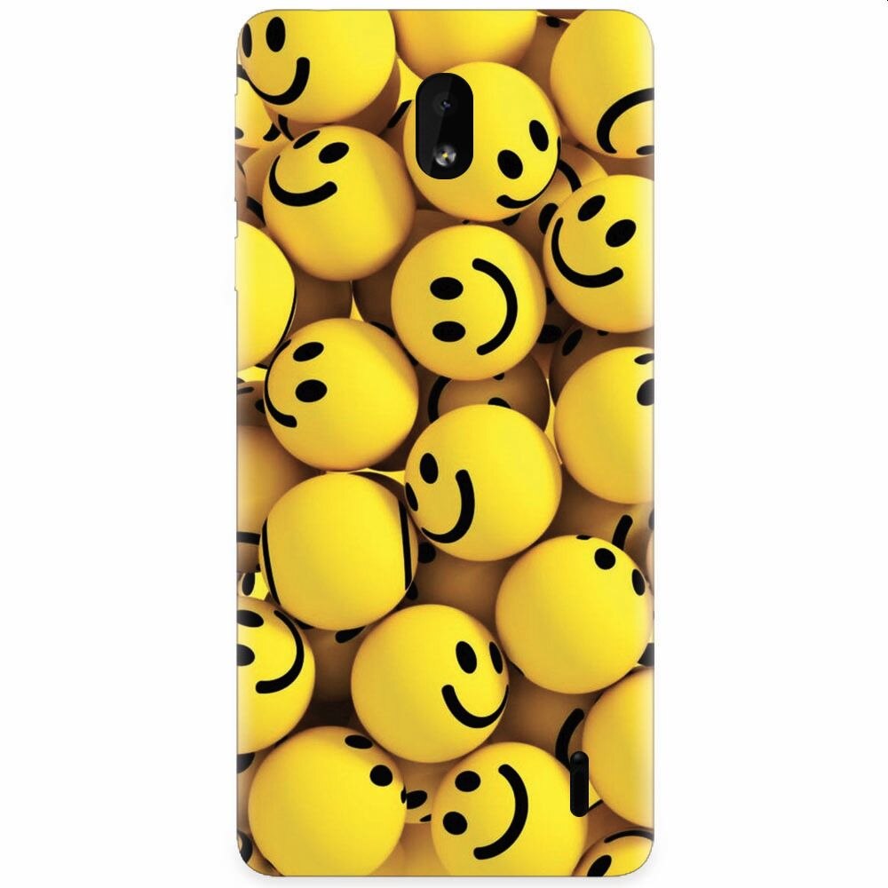 Husa silicon pentru Nokia 1 Plus, Smiles 002