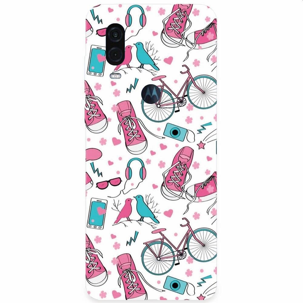 Husa silicon pentru Motorola One Vision, Travel
