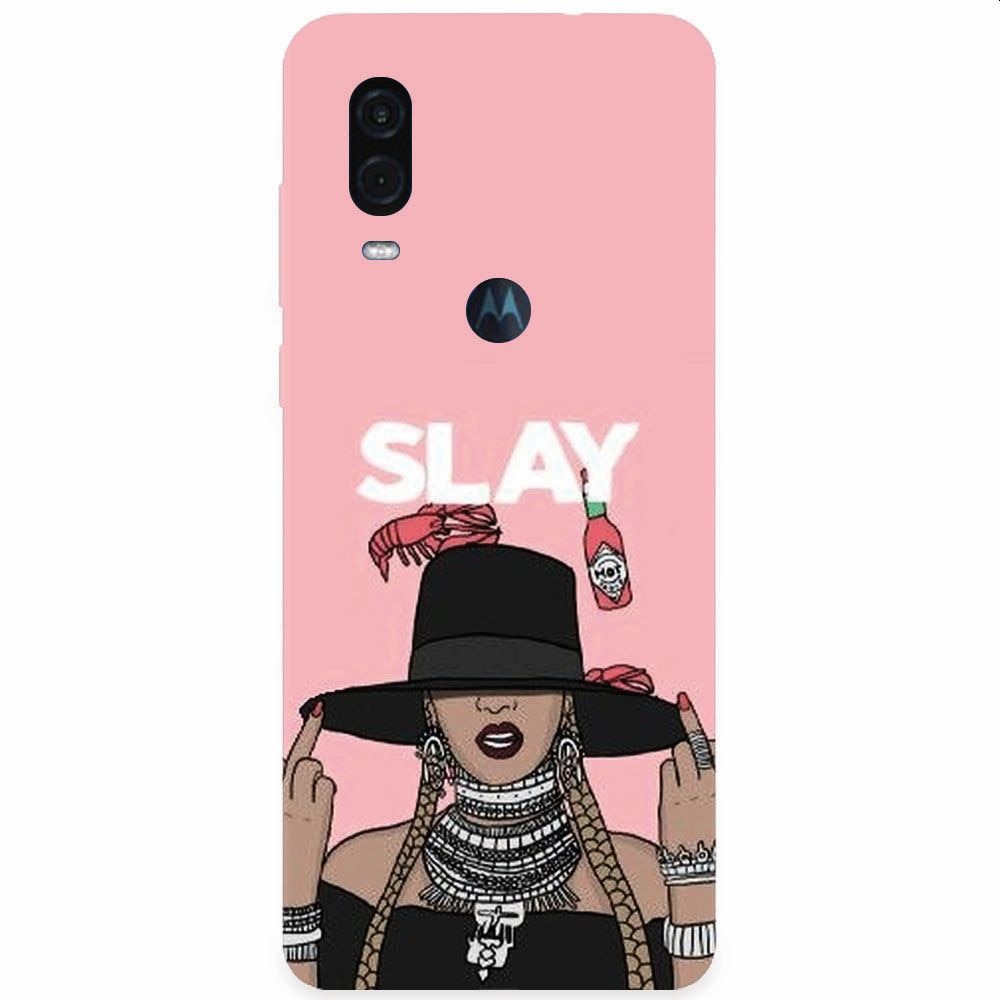 Husa silicon pentru Motorola One Vision, Slay