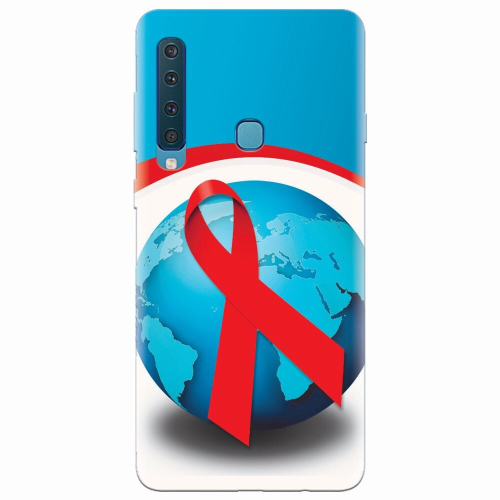 Husa silicon pentru Samsung Galaxy A9 2018, World Aids Day