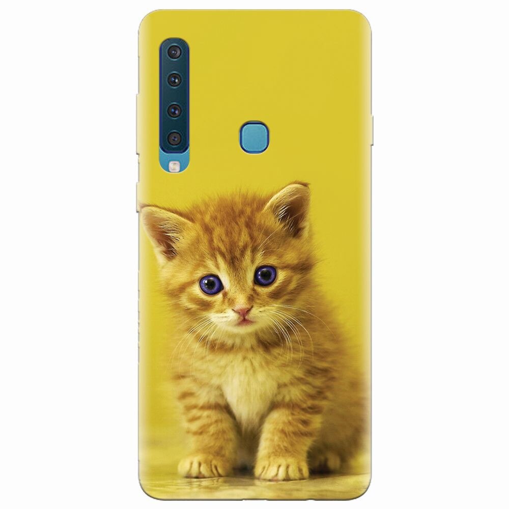 Husa silicon pentru Samsung Galaxy A9 2018, Baby Kitten