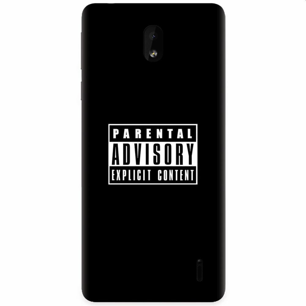 Husa silicon pentru Nokia 1 Plus, Parental Advisory