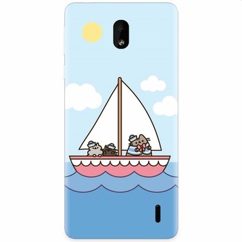 Husa silicon pentru Nokia 1 Plus, Happy Sailors Husa silicon pentru Nokia 1 Plus, Happy Sailors