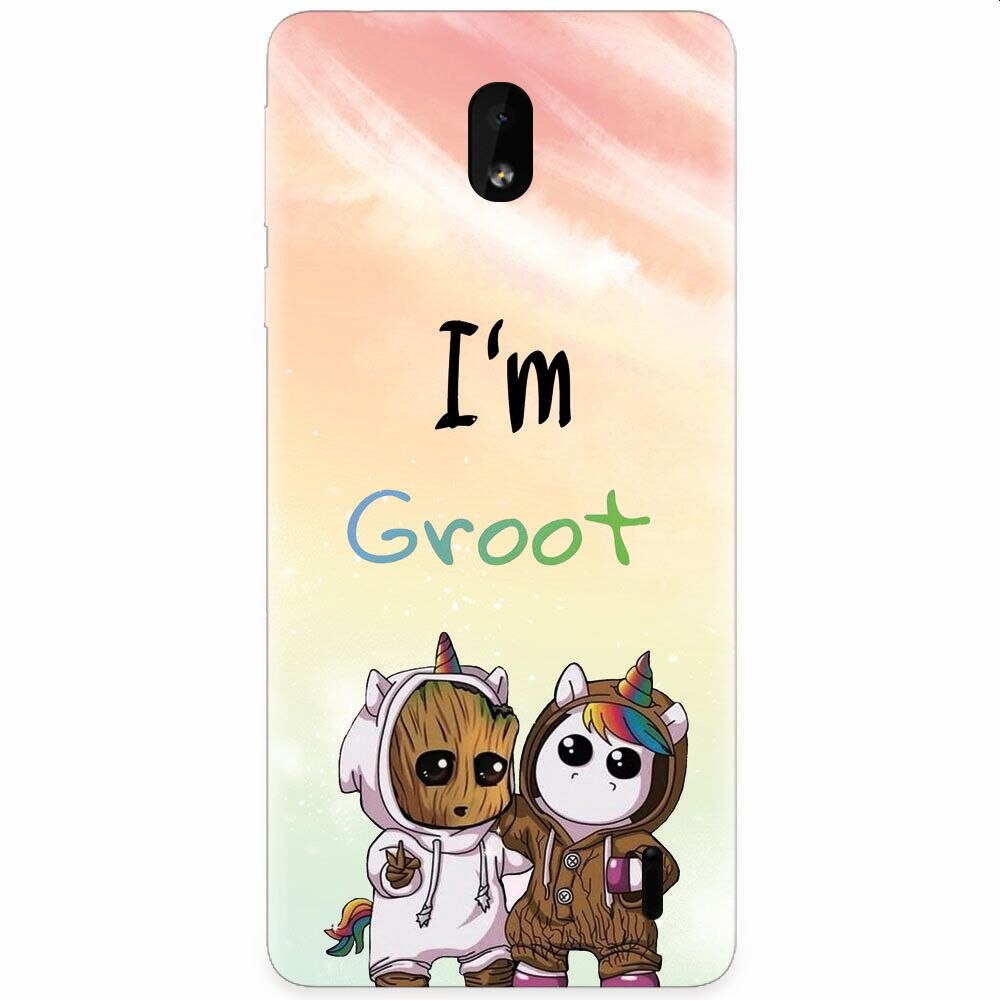 Husa silicon pentru Nokia 1 Plus, Im Groot