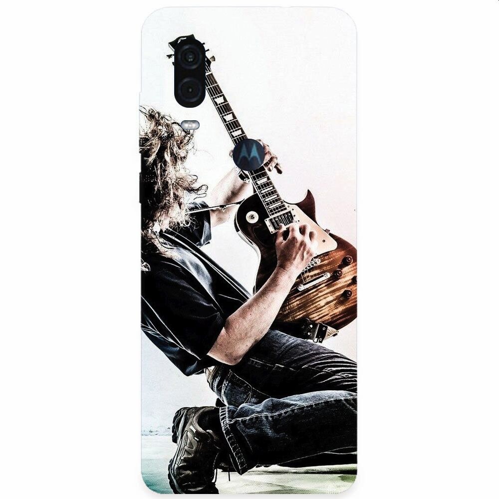 Husa silicon pentru Motorola One Vision, Rock Star