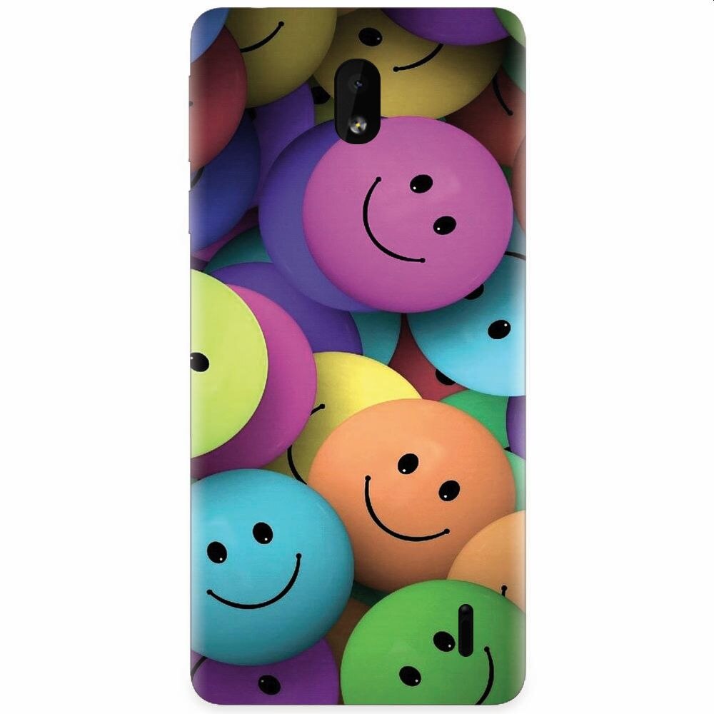 Husa silicon pentru Nokia 1 Plus, Smiles
