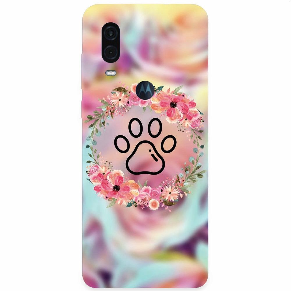 Husa silicon pentru Motorola One Vision, Animal Love