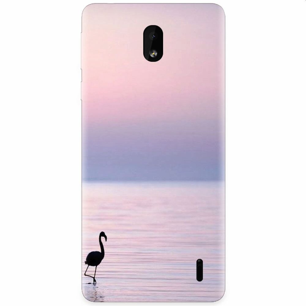 Husa silicon pentru Nokia 1 Plus, Flaminsgo Sunset