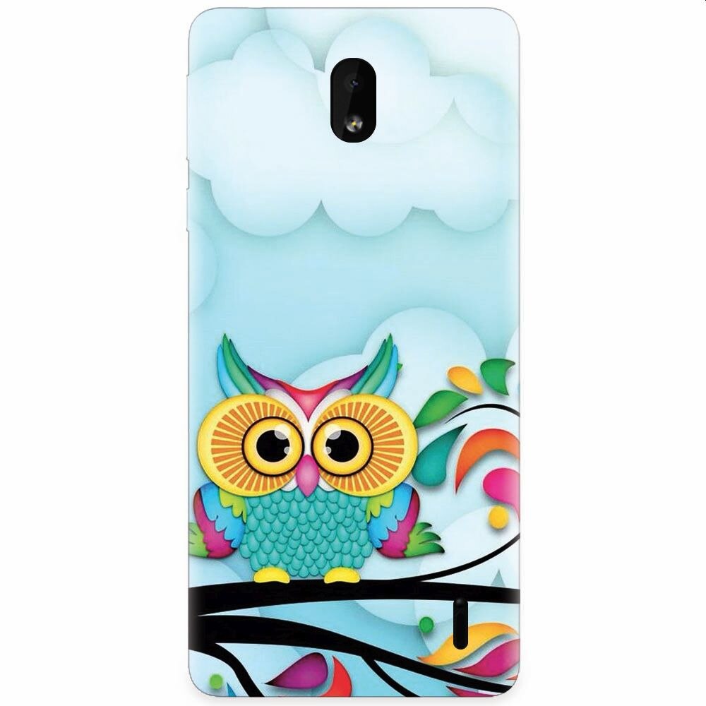 Husa silicon pentru Nokia 1 Plus, Owl 102