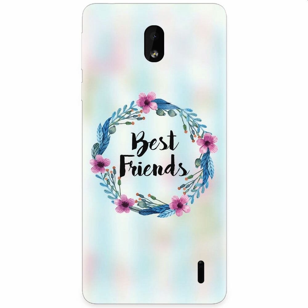 Husa silicon pentru Nokia 1 Plus, Best Friends 001