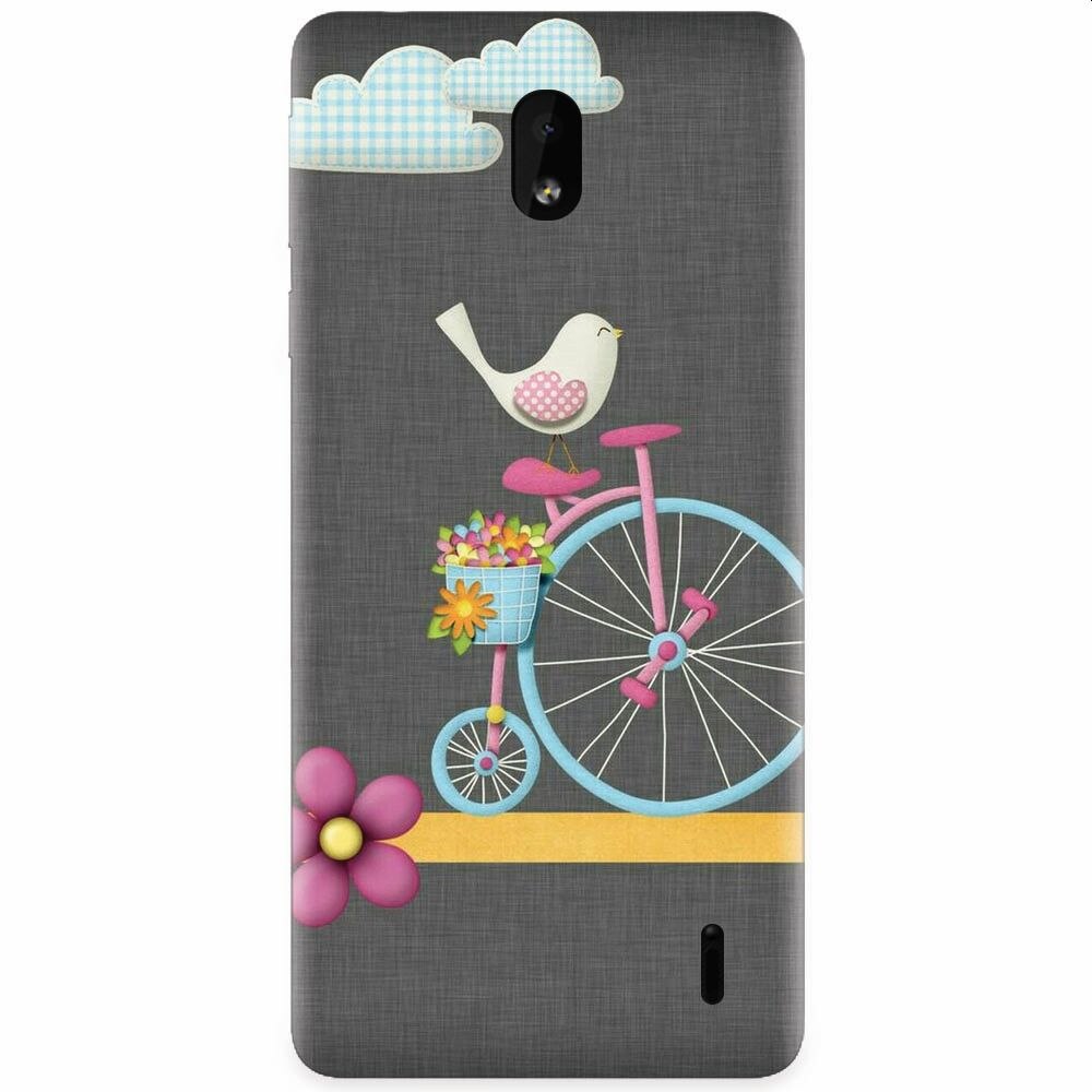 Husa silicon pentru Nokia 1 Plus, Bird