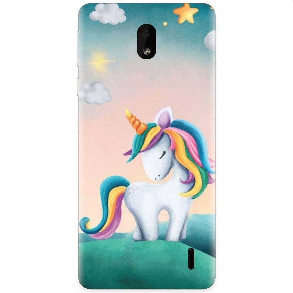 Husa silicon pentru Nokia 1 Plus, Magic Unicorn