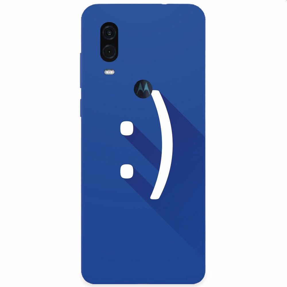 Husa silicon pentru Motorola One Vision, Smile