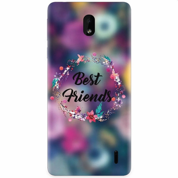 Силиконов кейс за Nokia 1 Plus, Best Friends 101