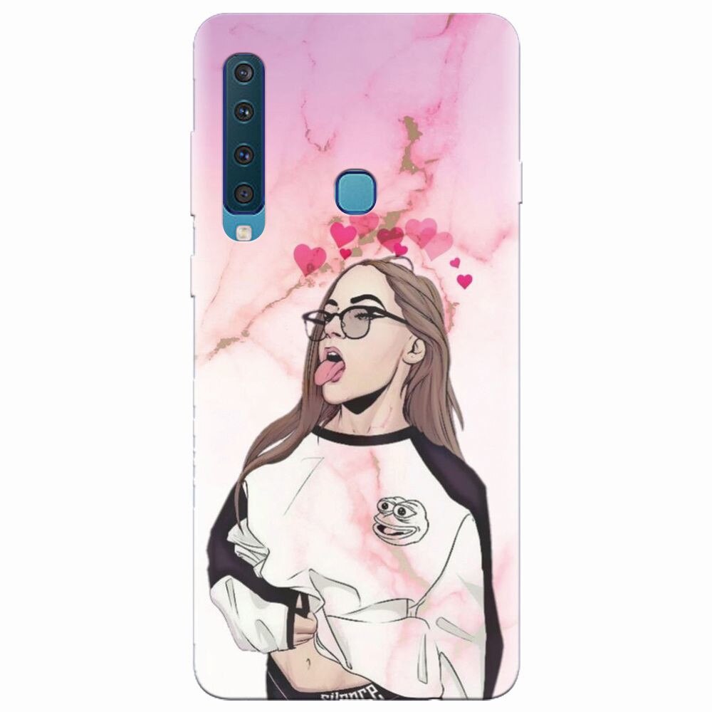 Husa silicon pentru Samsung Galaxy A9 2018, Bad Girl
