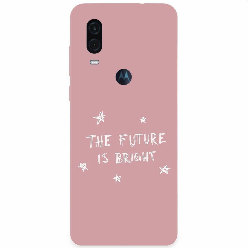 Husa silicon pentru Motorola One Vision, The Future Is Bright
