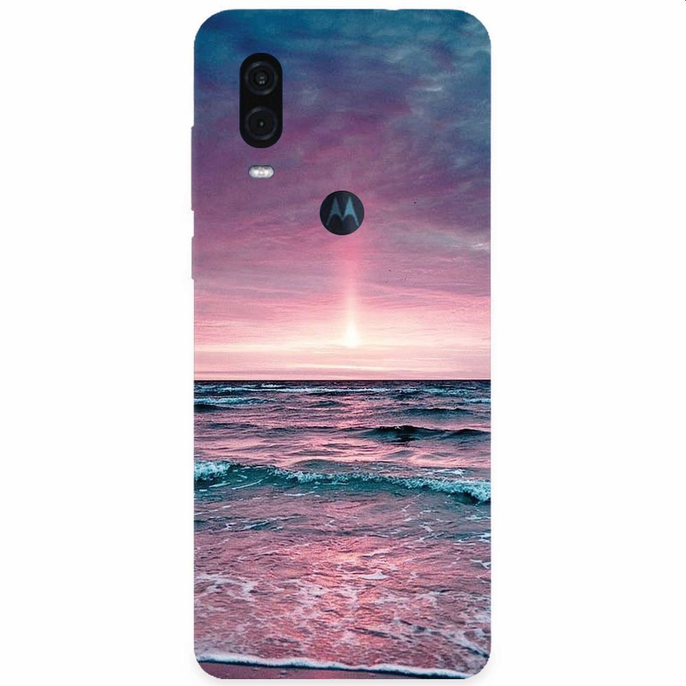 Husa silicon pentru Motorola One Vision, Calm Sea