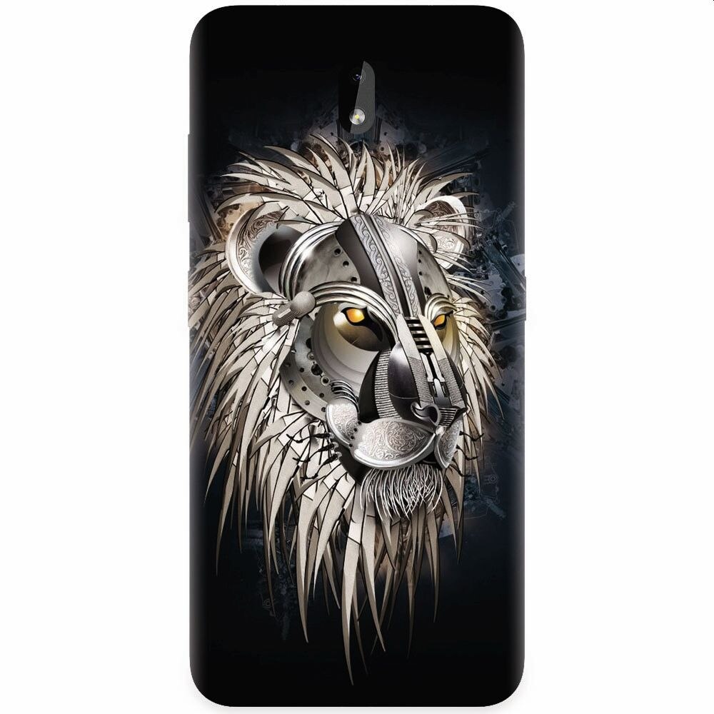 Husa silicon pentru Nokia 3.2, Abstract Lion 001