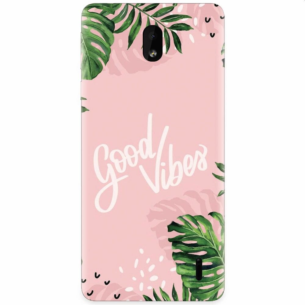 Husa silicon pentru Nokia 1 Plus, Good Vibes