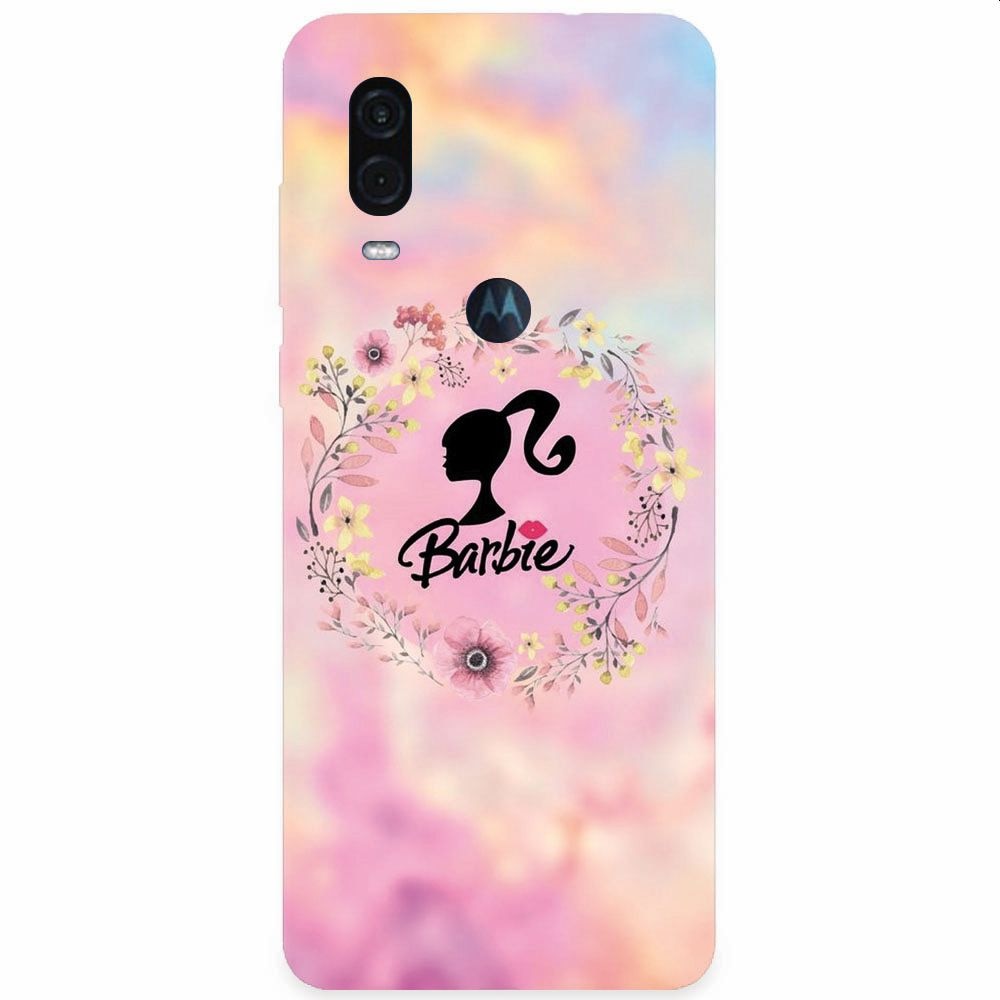 Husa silicon pentru Motorola One Vision, Barbie icon