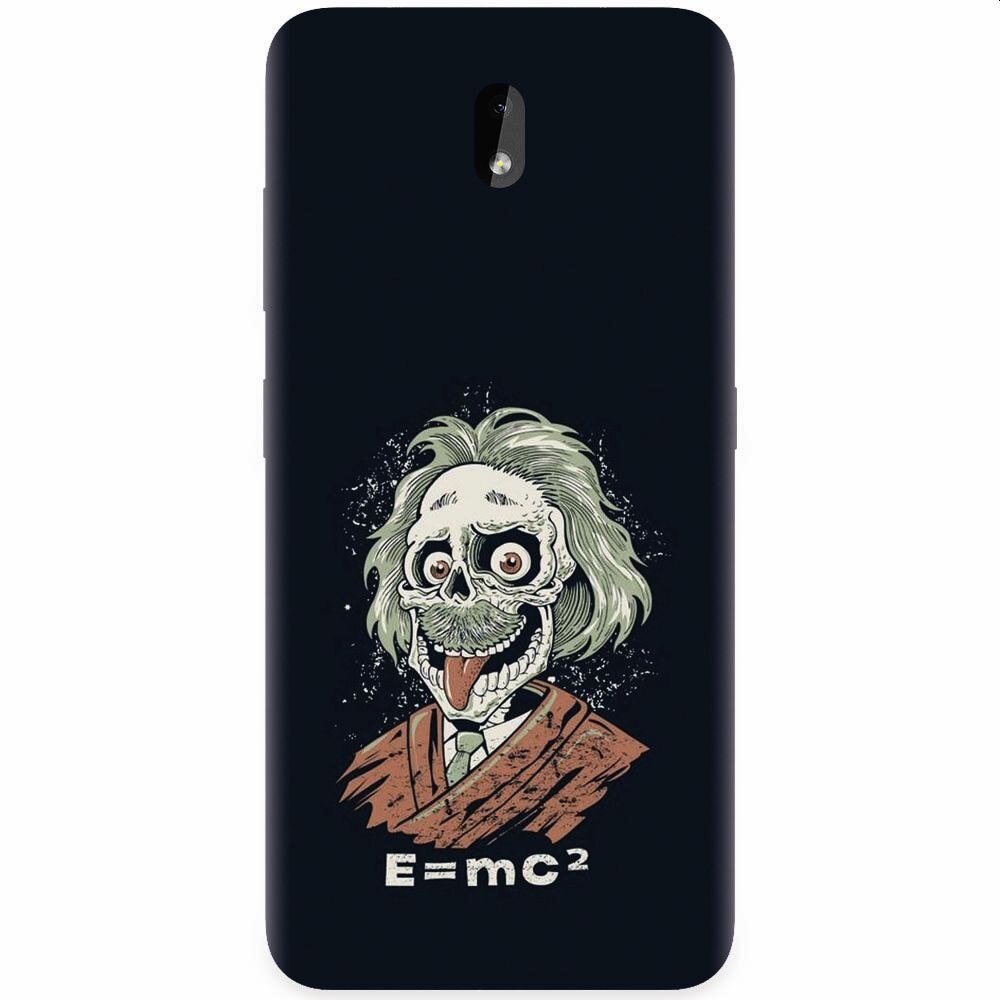 Husa silicon pentru Nokia 3.2, Albert Einstein Caricature