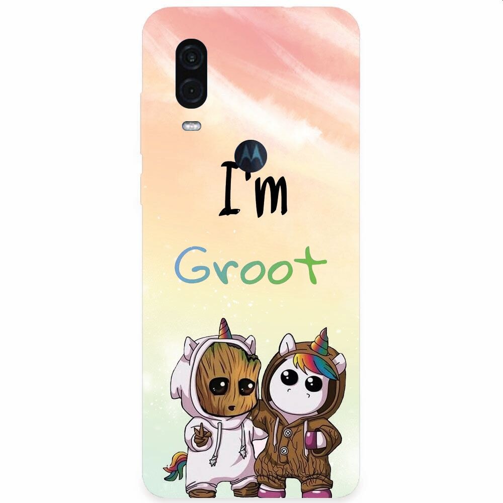 Husa silicon pentru Motorola One Vision, Im Groot