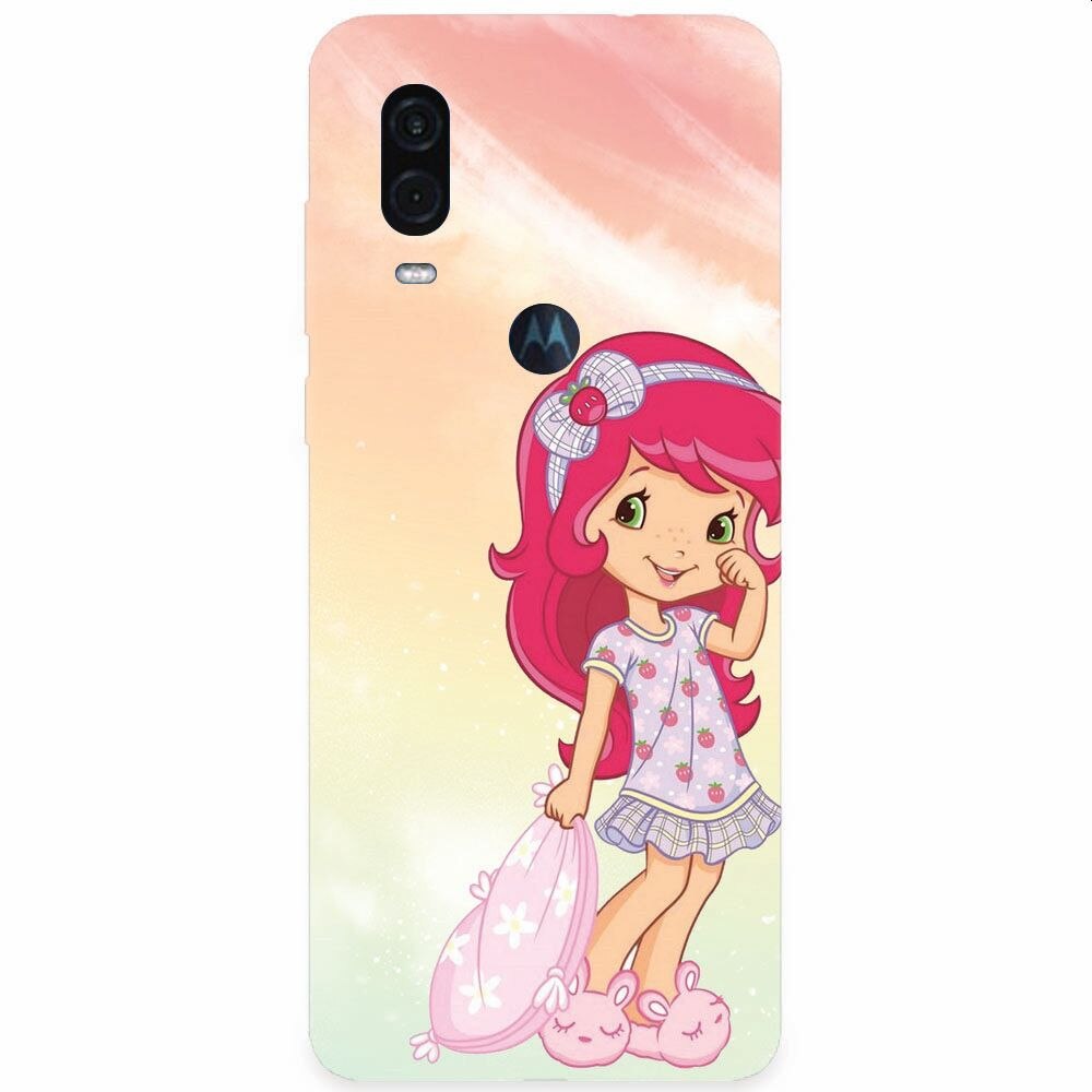 Husa silicon pentru Motorola One Vision, Sweet Girl