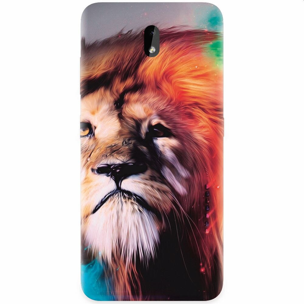 Husa silicon pentru Nokia 3.2, Awesome Art Of Lion