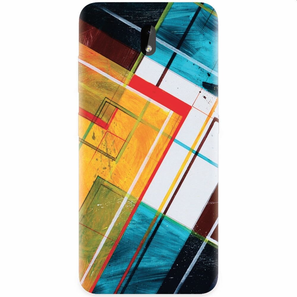 Husa silicon pentru Nokia 3.2, Abstraction Color Shape