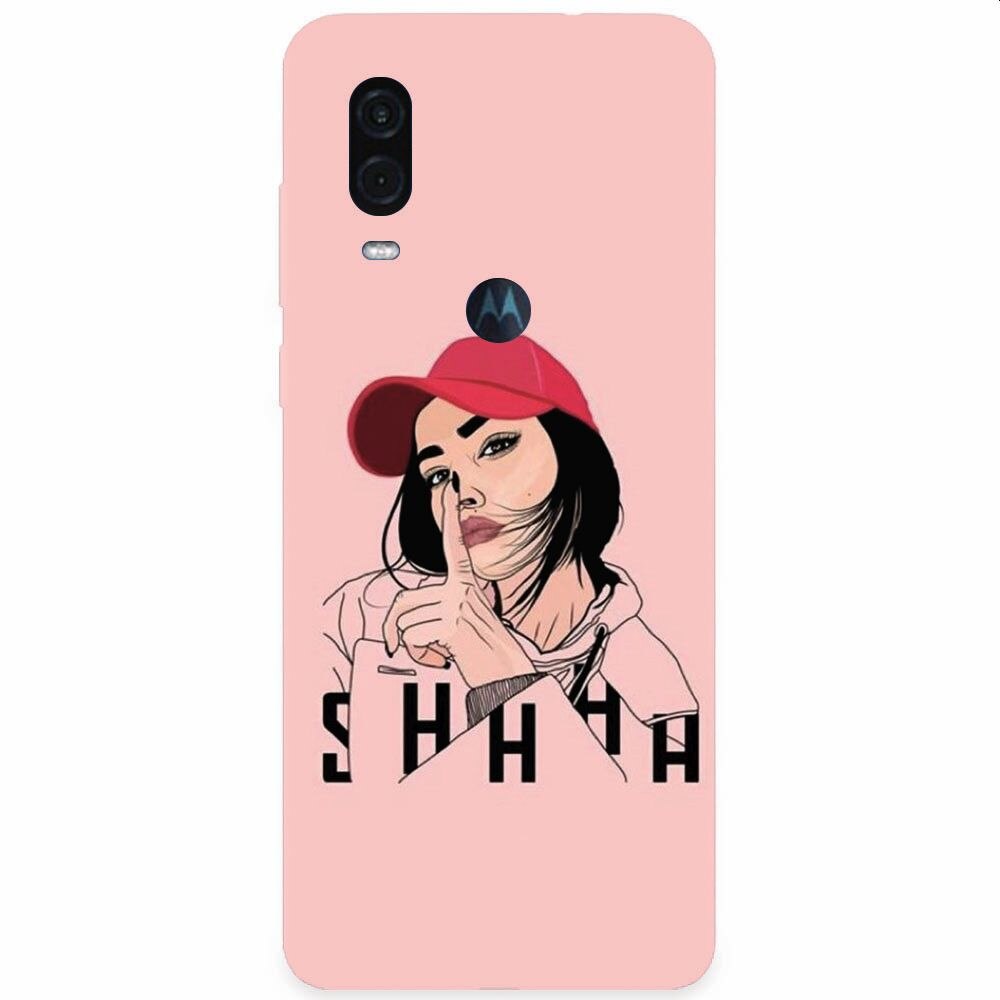 Husa silicon pentru Motorola One Vision, Shhh