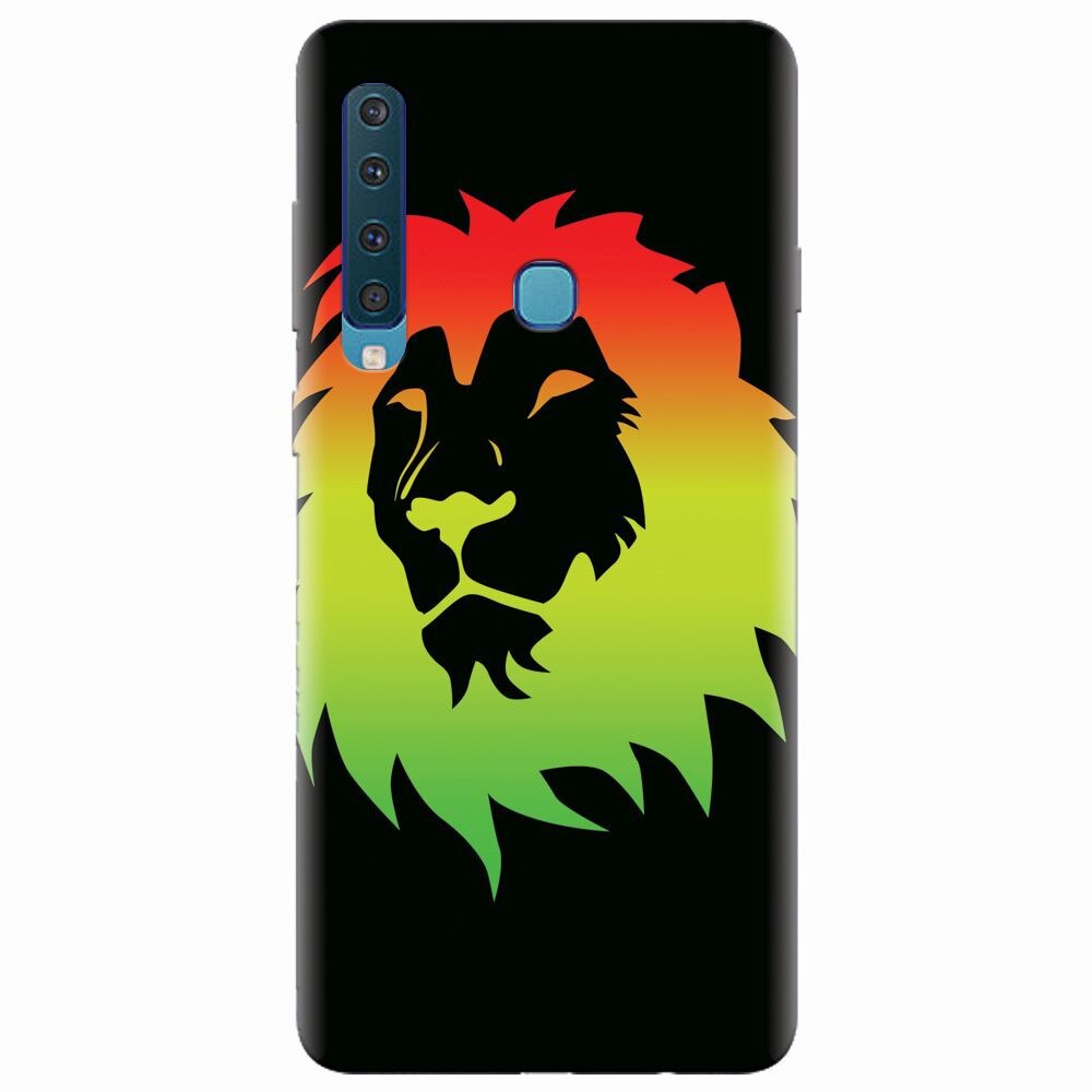 Husa silicon pentru Samsung Galaxy A9 2018, Rasta Color Lion
