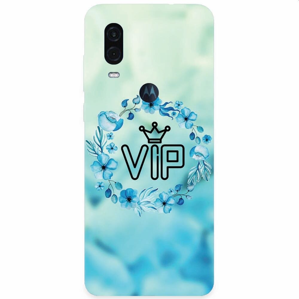 Husa silicon pentru Motorola One Vision, VIP Qeen