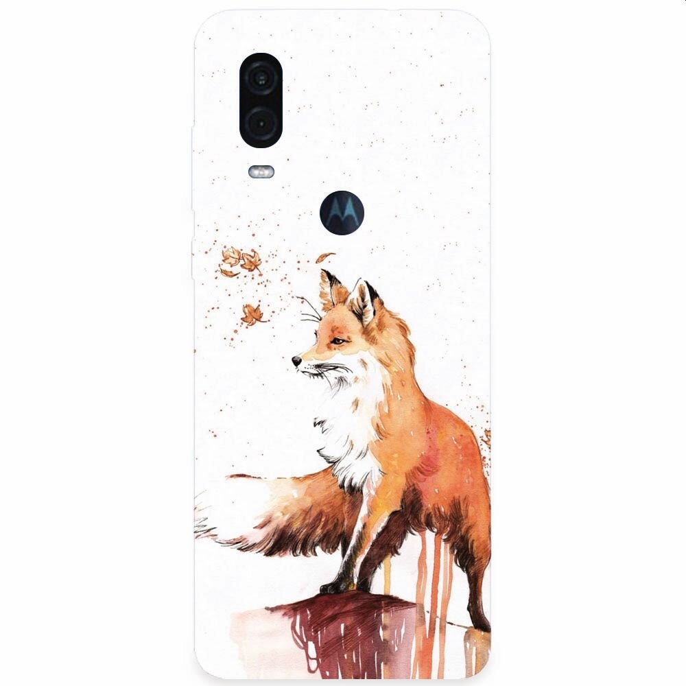 Husa silicon pentru Motorola One Vision, Fox 101