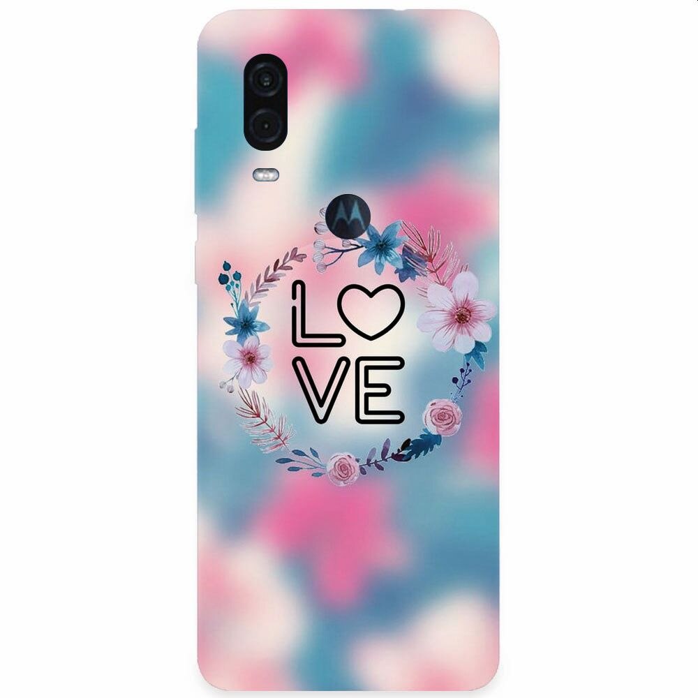 Husa silicon pentru Motorola One Vision, Love 001