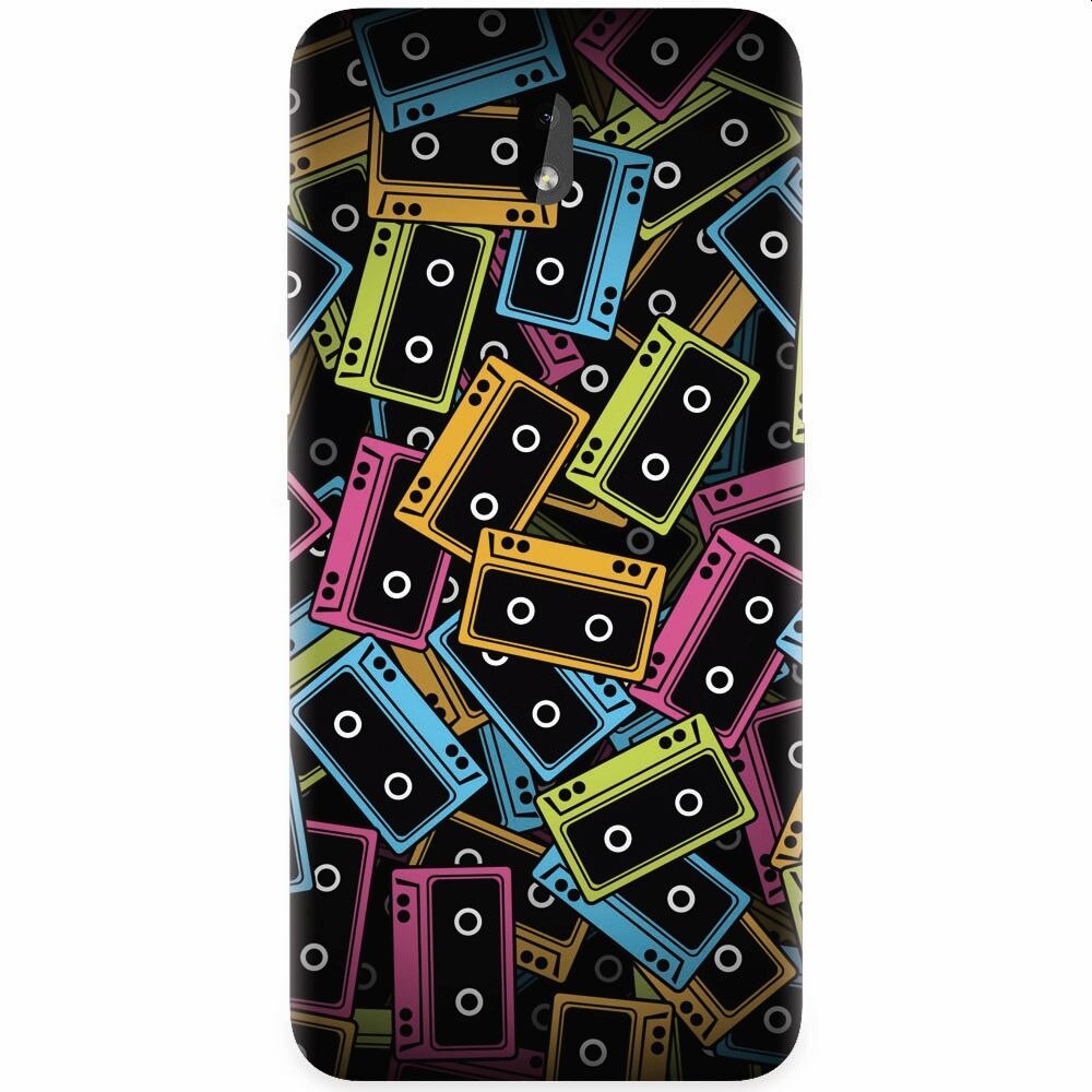 Husa silicon pentru Nokia 3.2, Audio Cassette Color Vector