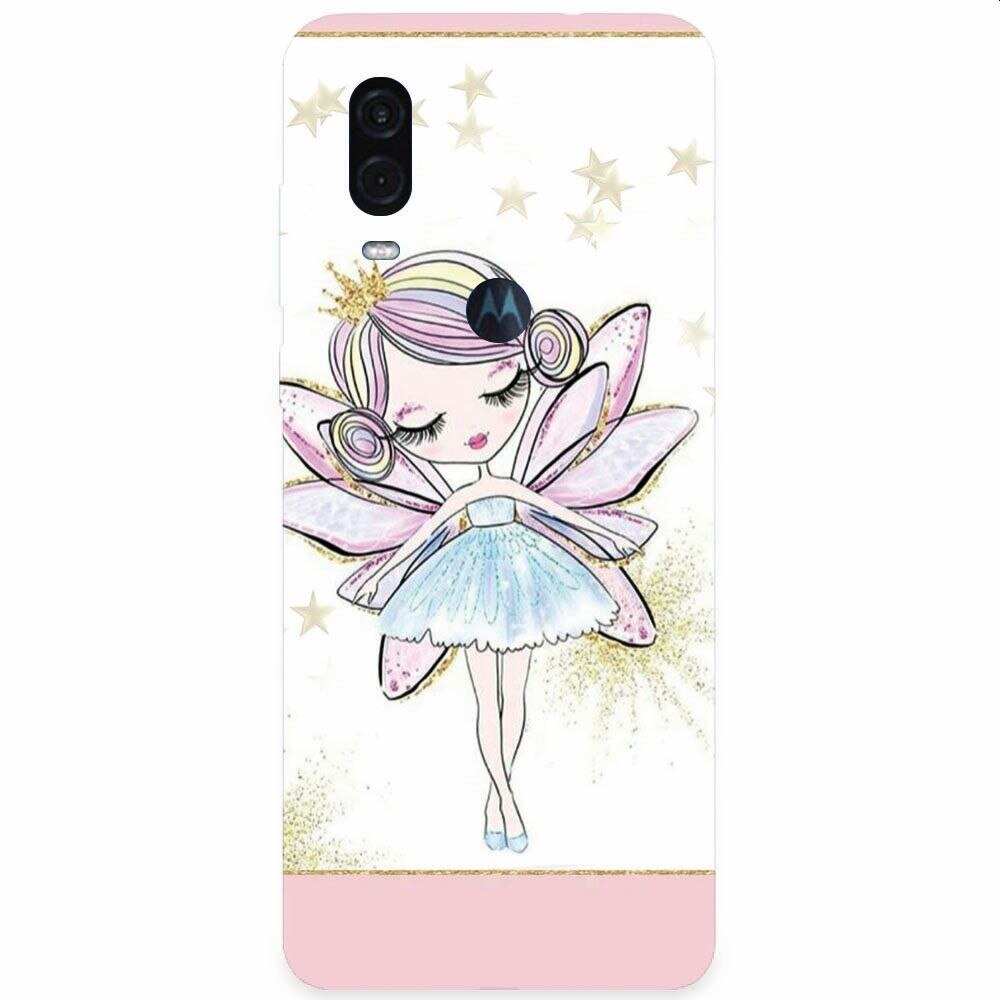 Husa silicon pentru Motorola One Vision, Fairy Girl
