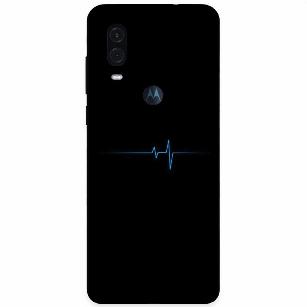 Husa silicon pentru Motorola One Vision, Heartbeat