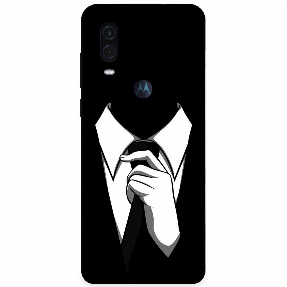 Husa silicon pentru Motorola One Vision, Suit