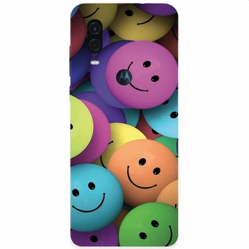 Husa silicon pentru Motorola One Vision, Smiles Husa silicon pentru Motorola One Vision, Smiles