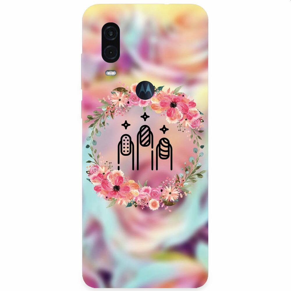 Husa silicon pentru Motorola One Vision, Nail Expert