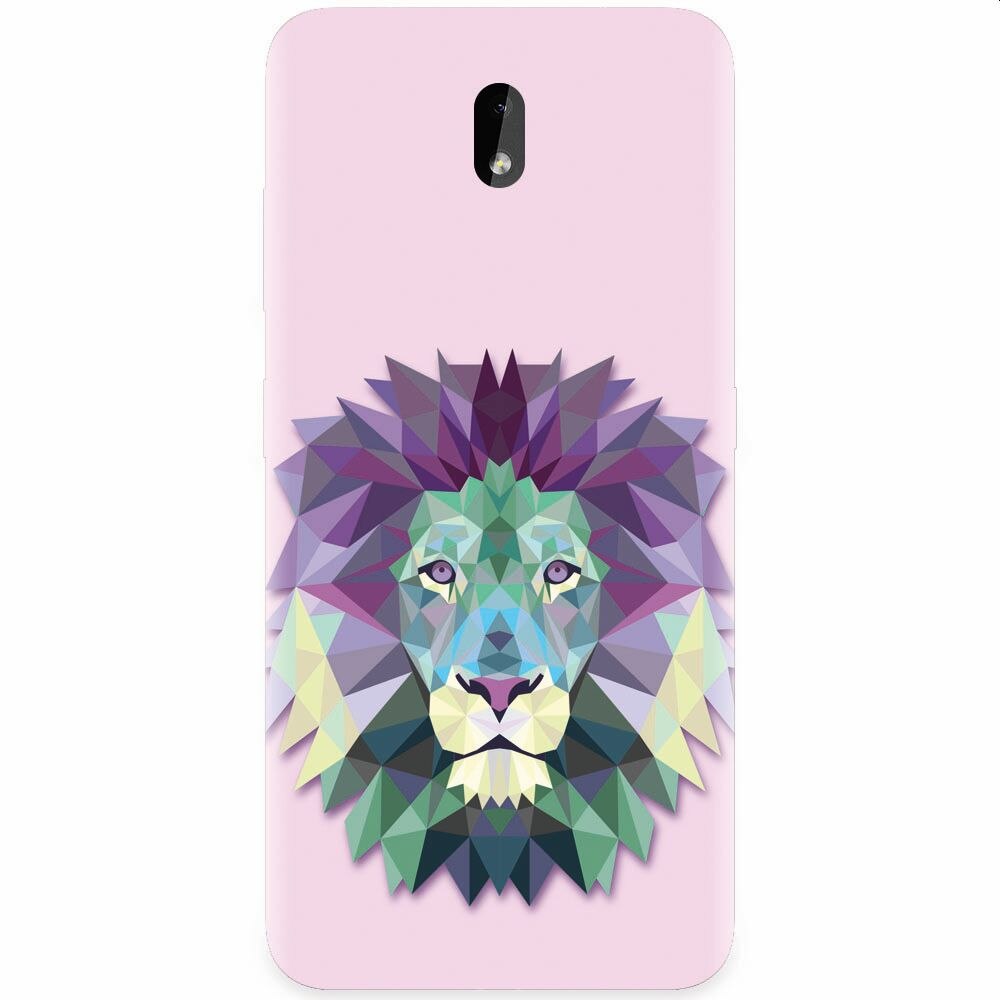 Husa silicon pentru Nokia 3.2, Polygon Lion