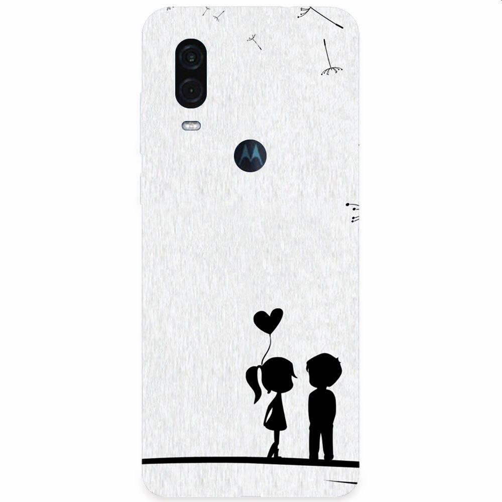 Husa silicon pentru Motorola One Vision, In Love