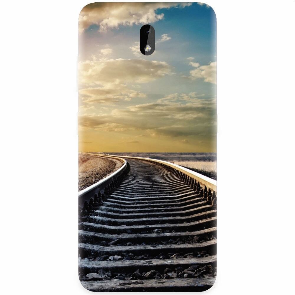 Husa silicon pentru Nokia 3.2, Railroad Horizon