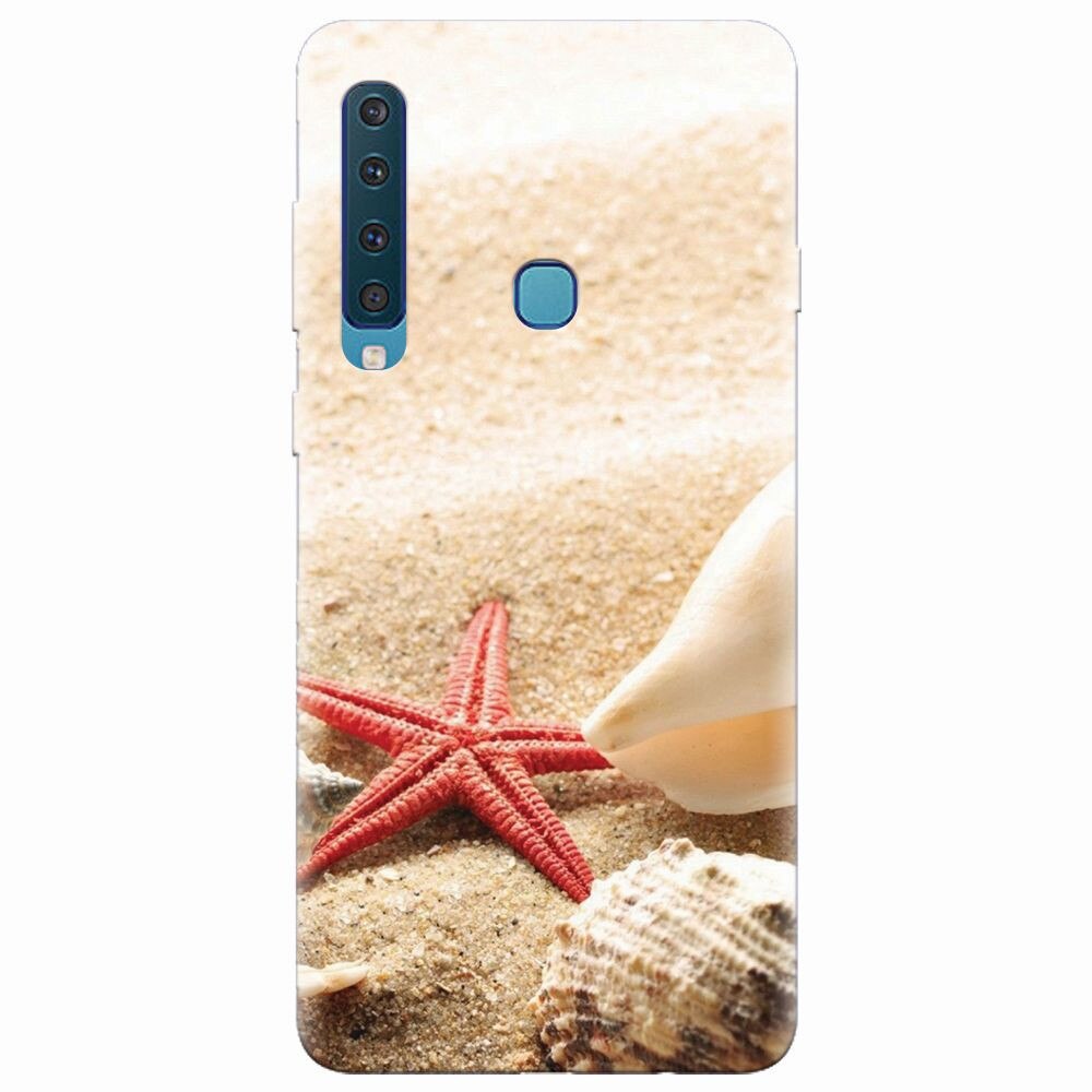 Husa silicon pentru Samsung Galaxy A9 2018, Beach Shells And Starfish