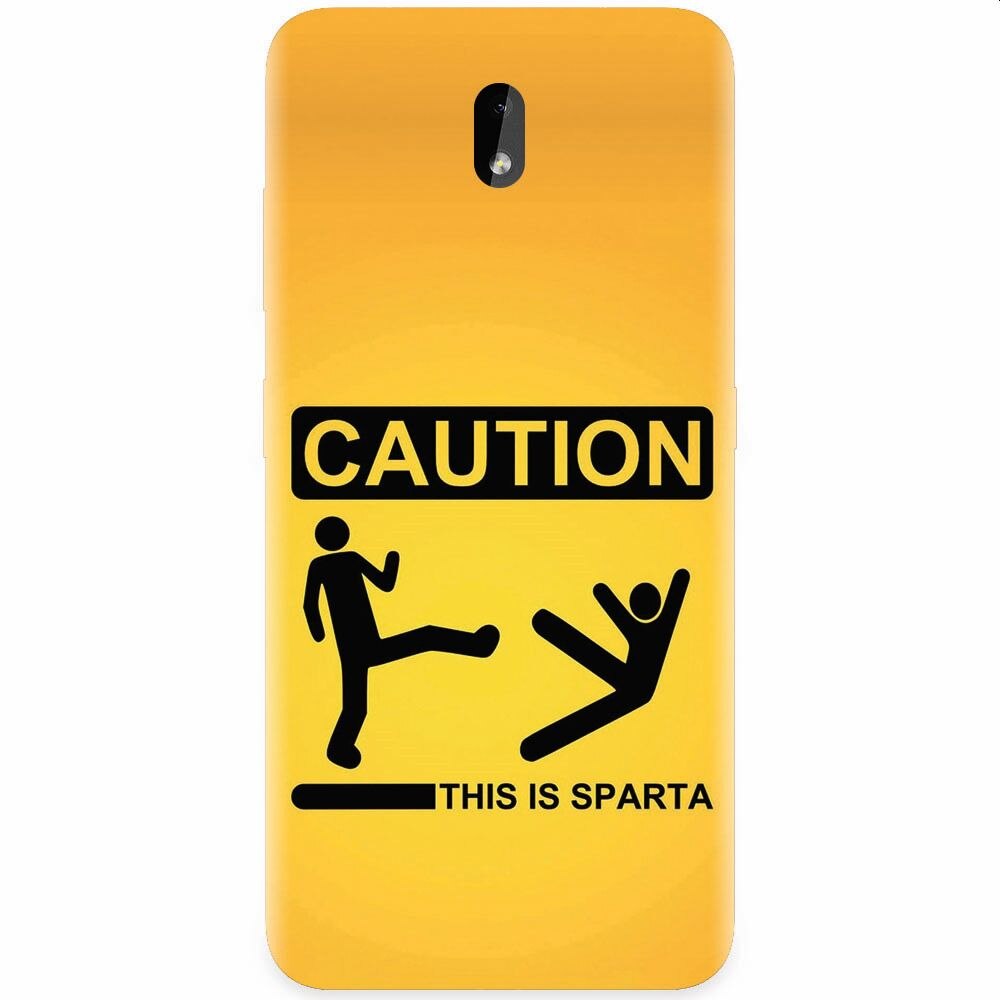 Husa silicon pentru Nokia 3.2, This Is Sparta Funny Illustration