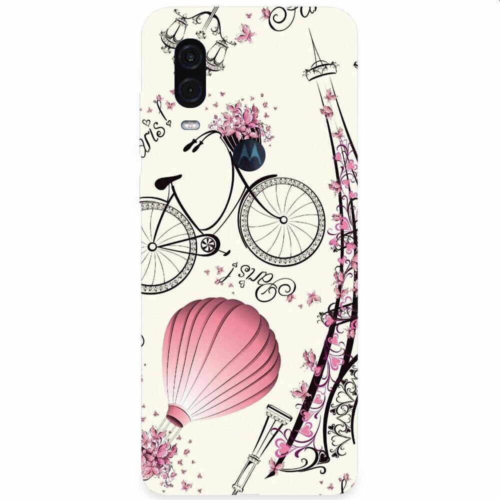 Husa silicon pentru Motorola One Vision, Paris