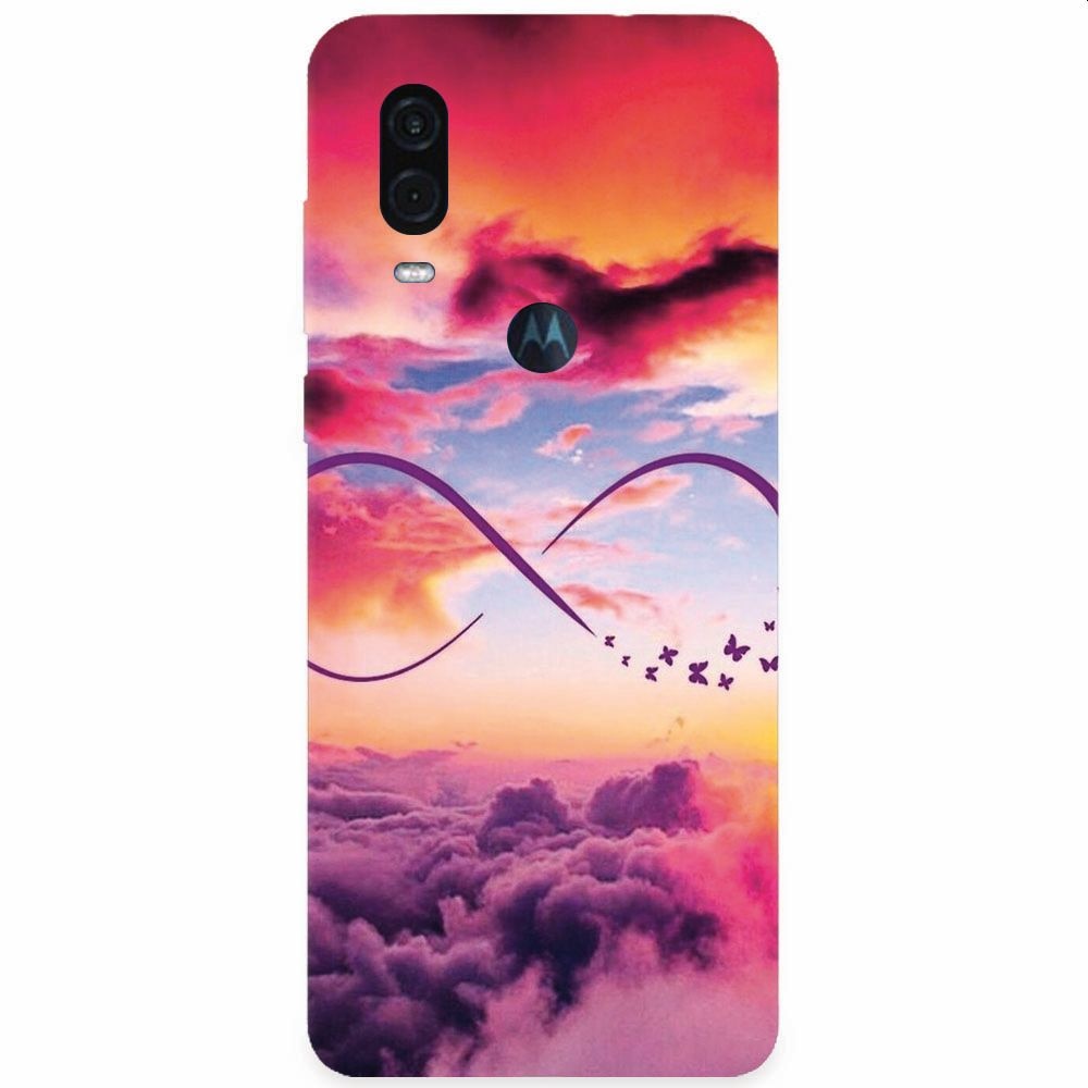 Husa silicon pentru Motorola One Vision, Infinit Love 101