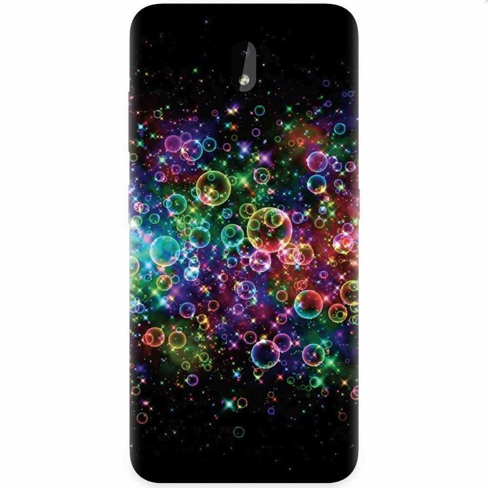Husa silicon pentru Nokia 3.2, Rainbow Colored Soap Bubbles