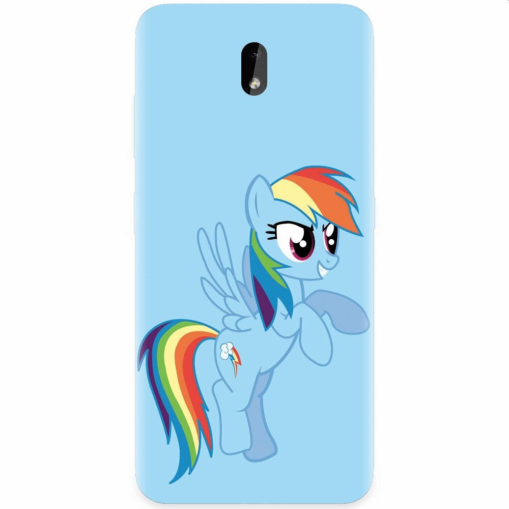 Husa silicon pentru Nokia 3.2, Rainbow Dash