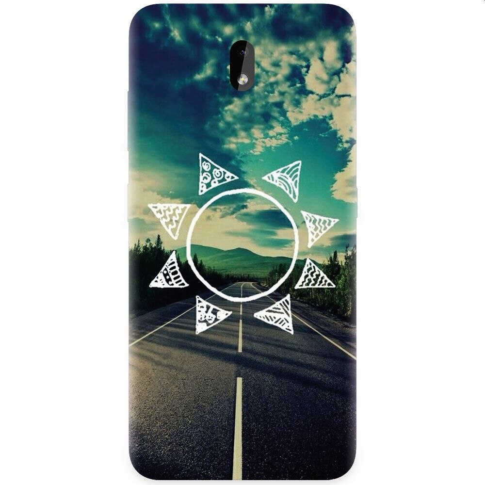 Husa silicon pentru Nokia 3.2, Sun On The Road